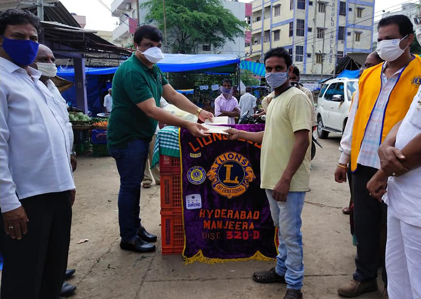 Distributed Masks at Nallagandla Vegetable Market…
