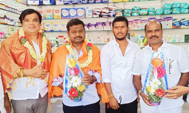 Medical Shop opening at Tellapur