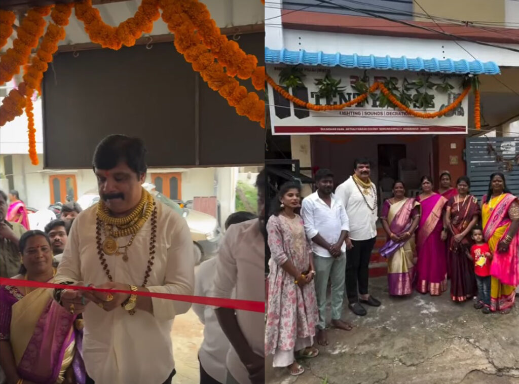 గచ్చిబౌలి డివిజన్ నేతాజీ నగర్ లో నూతనంగా ఏర్పాటు చేసిన Tent House ను ముఖ్య అతిథి గా హాజరై ప్రారంభించడం జరిగింది…