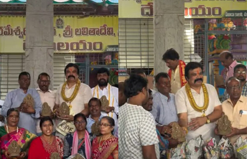 హోప్ ఫౌండేషన్ ఆధ్వర్యంలో మట్టి వినాయకుల పంపిణీ…