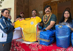 రంగారెడ్డి జిల్లా మాస్టర్స్ ఆథ్లెట్లకు ట్రాక్ సూట్లను అందచేసిన అధ్యక్షుడు కొండ విజయ్…