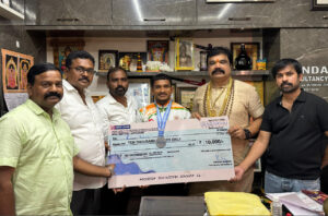 మంచిర్యాల కు చెందిన పారా క్రీడాకారుడు రవికిరణ్ కు రూ. 10,000 నగదు ప్రోత్సాహకం అందచేయడం జరిగింది…