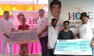 పదవ తరగతి విద్యార్థులకు ఆర్ధిక సహాయం అందచేత…