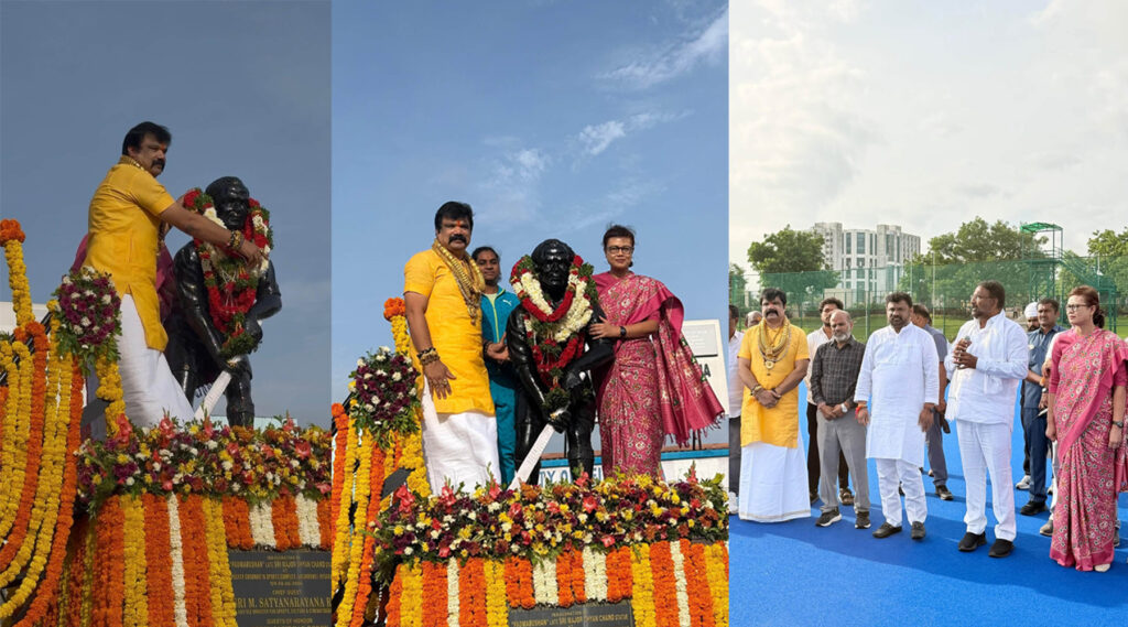 క్రీడ దినోత్సవం పురస్కరించుకొని గచ్చిబౌలి స్టేడియంలో నిర్వహించిన కార్యక్రమంలో  పాల్గొనడం జరిగింది…
